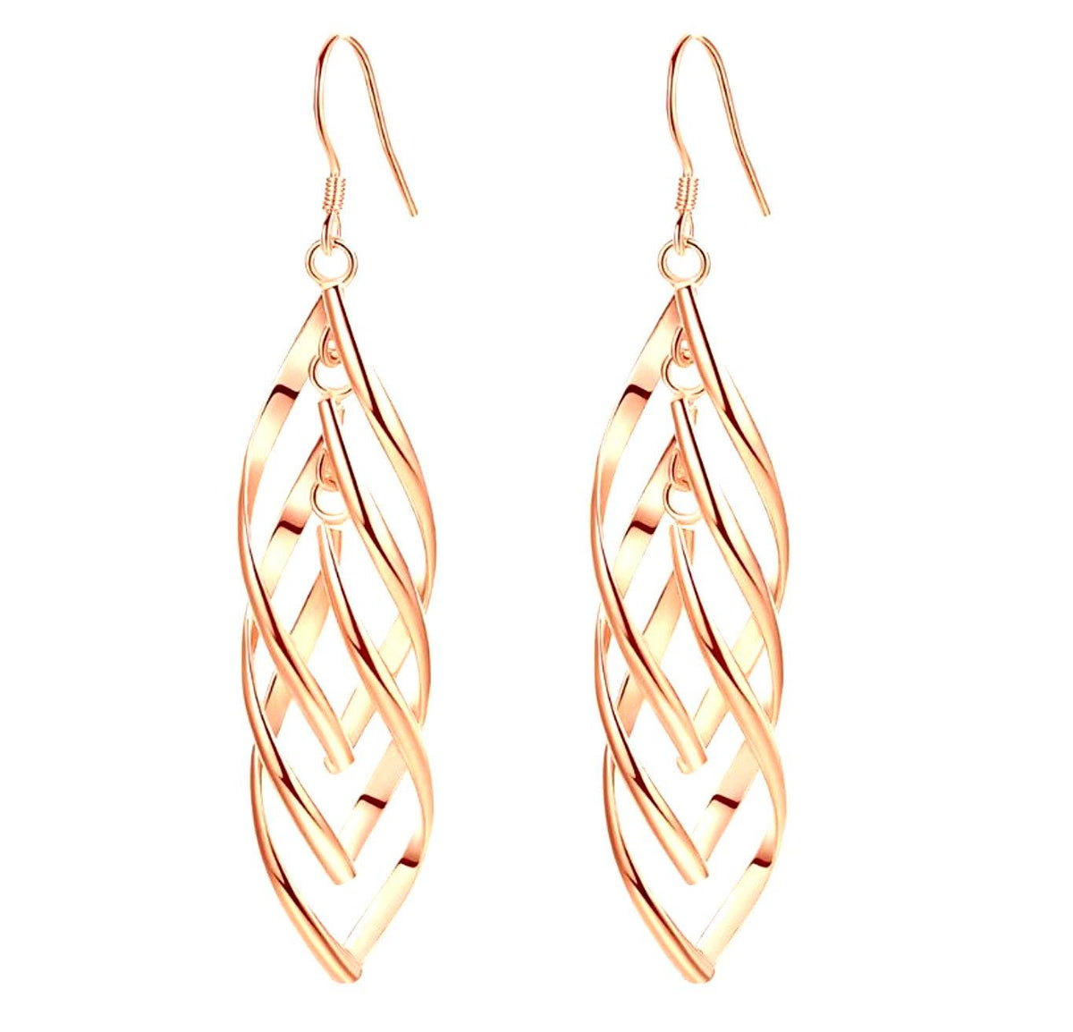 Infinity Twist 3 Hoop Earrings