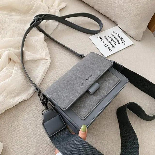 Compact Flap Crossbody Shoulder Bag