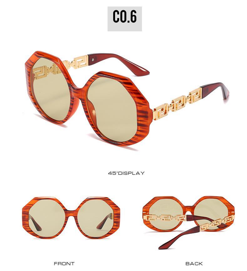 Geometric Big Frame Sunglasses