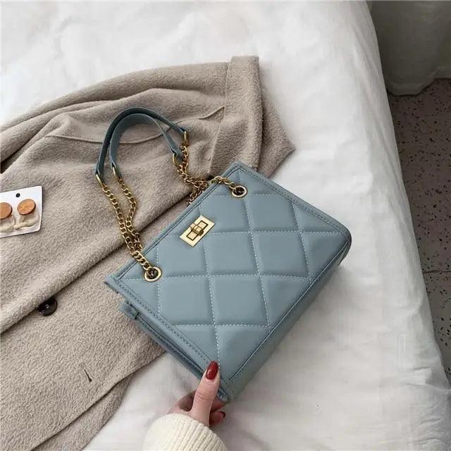 Quilted Chain Strap Shoulder Bag