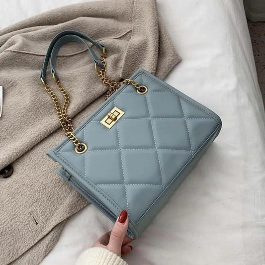 Quilted Chain Strap Shoulder Bag