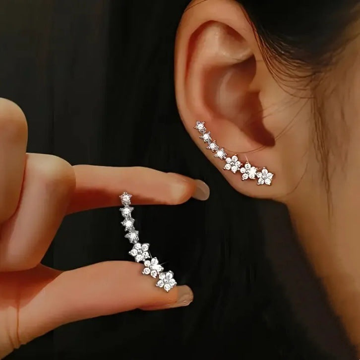 Halo Luxe Zircon Studs