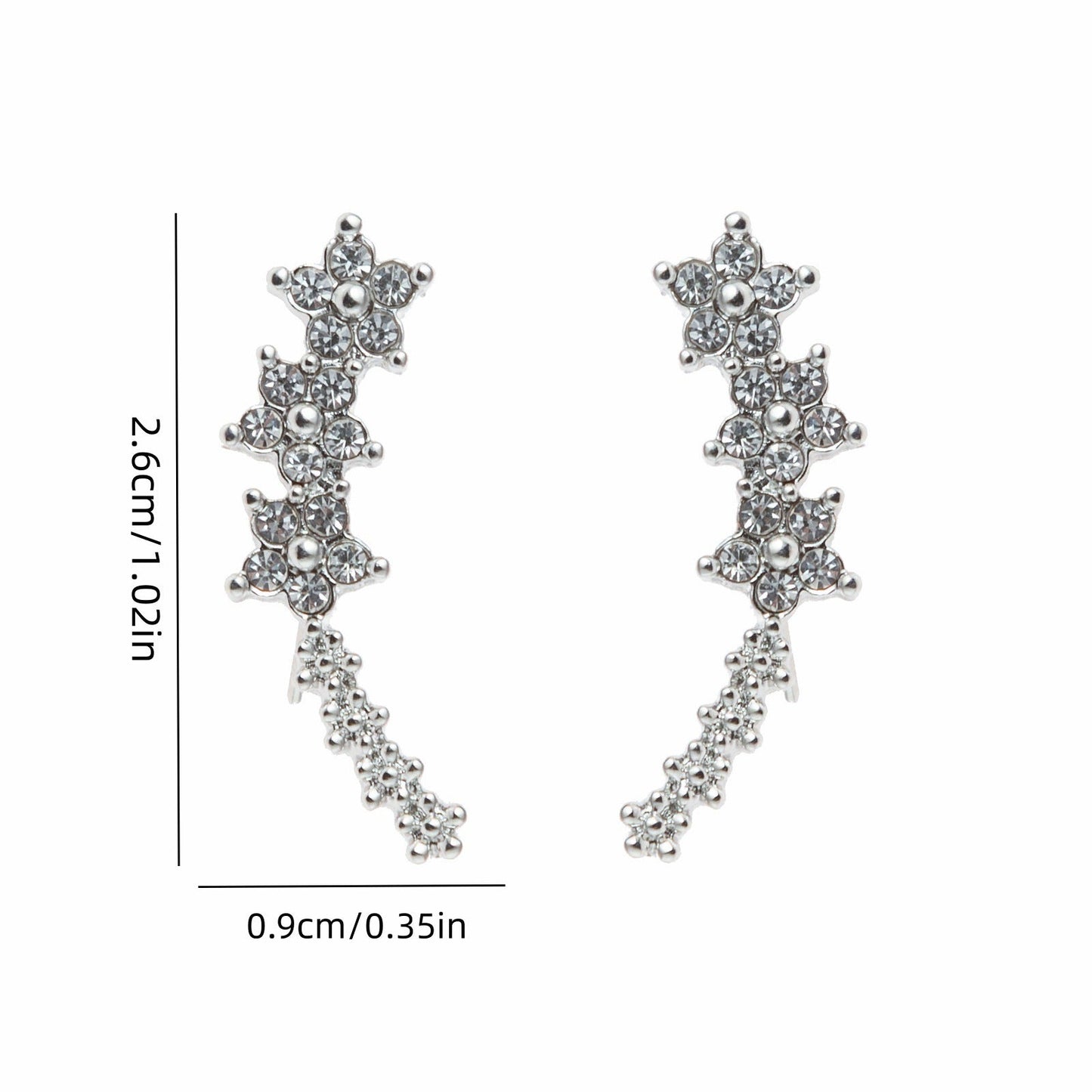 Halo Luxe Zircon Studs