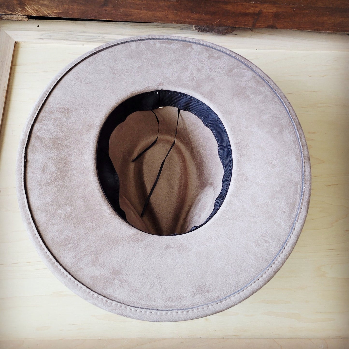 Hand-Painted Leopard Boho Western Cowgirl Hat & Band Turq Brown 987c