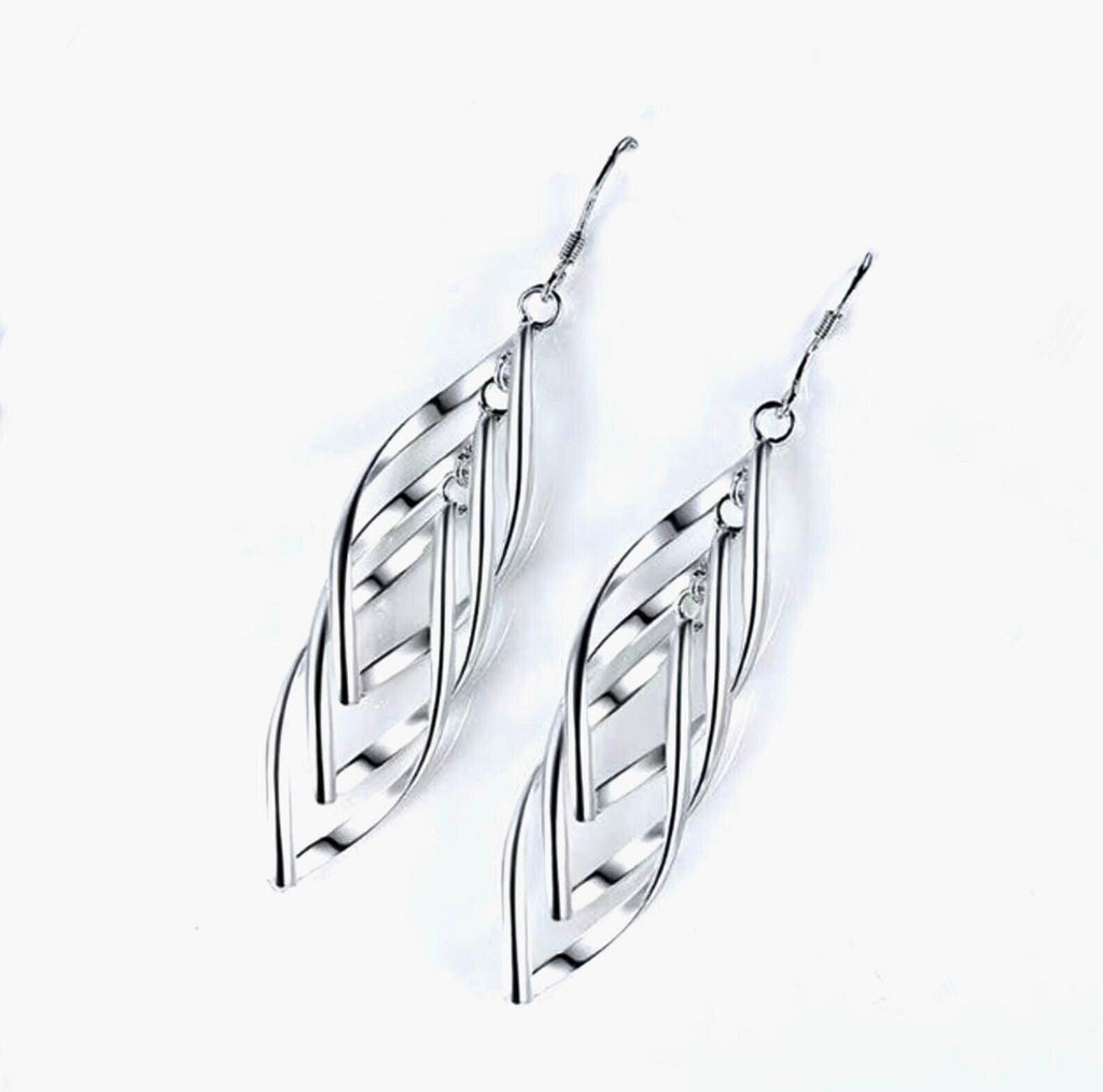 Infinity Twist 3 Hoop Earrings