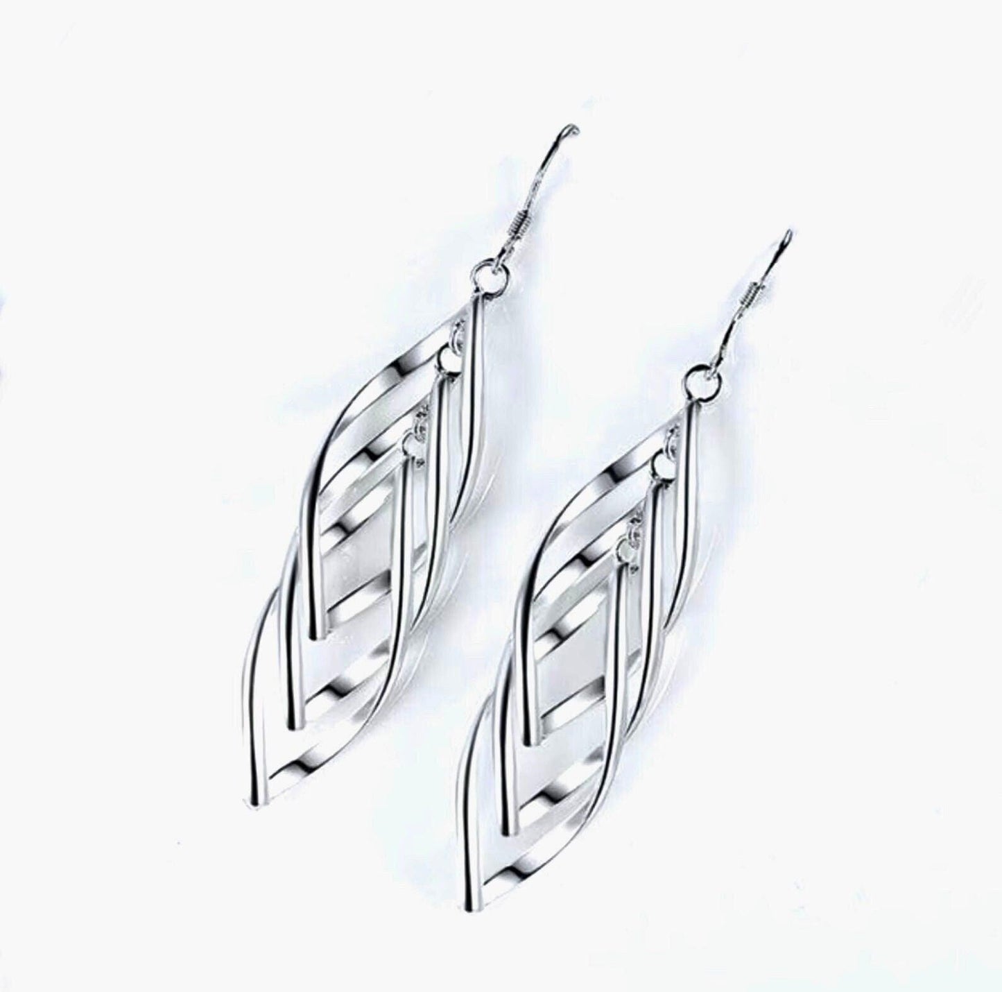 Infinity Twist 3 Hoop Earrings