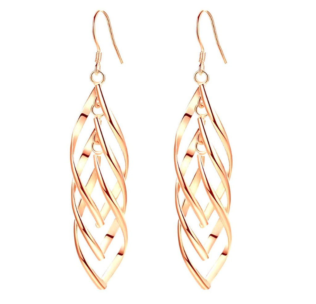 Infinity Twist 3 Hoop Earrings