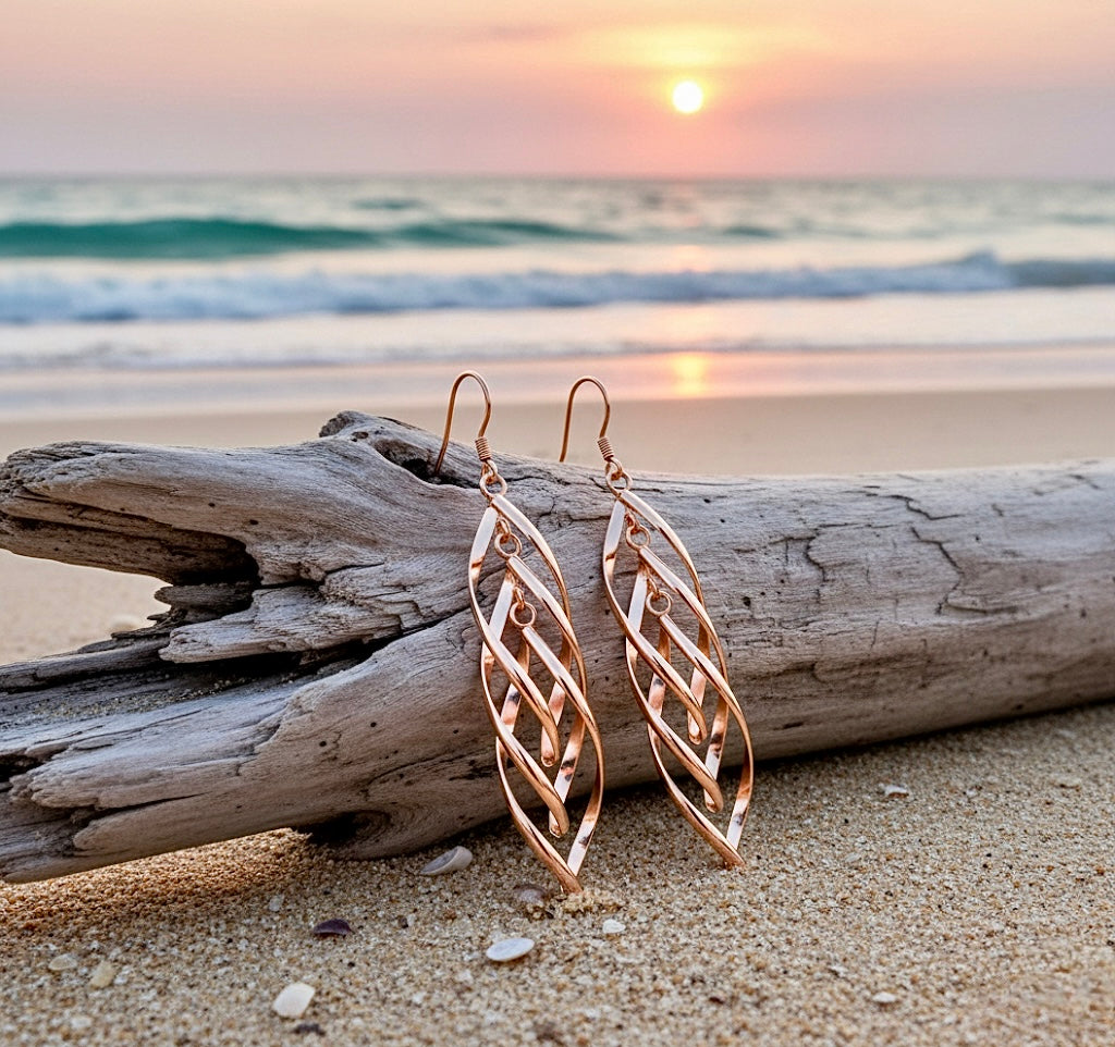 Infinity Twist 3 Hoop Earrings