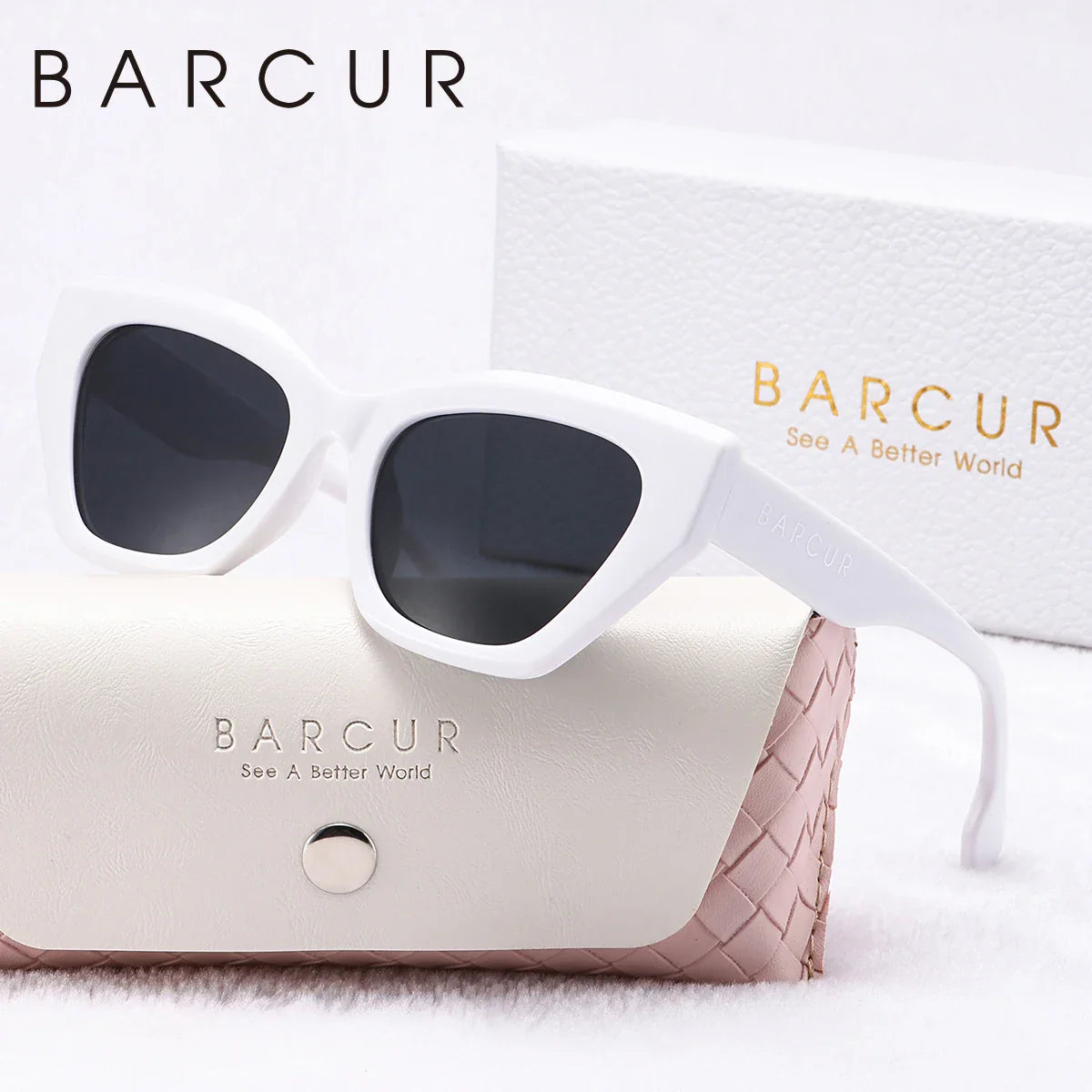 BARCUR Stylish Irregular Fashionable Unique Polarized Women’s Sunglasses