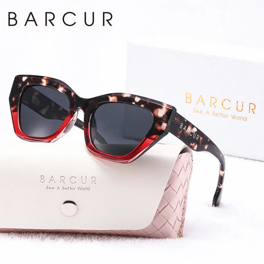 BARCUR Stylish Irregular Fashionable Unique Polarized Women’s Sunglasses