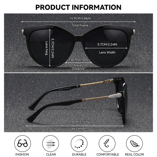Polarized Cat Eye Sunglasses