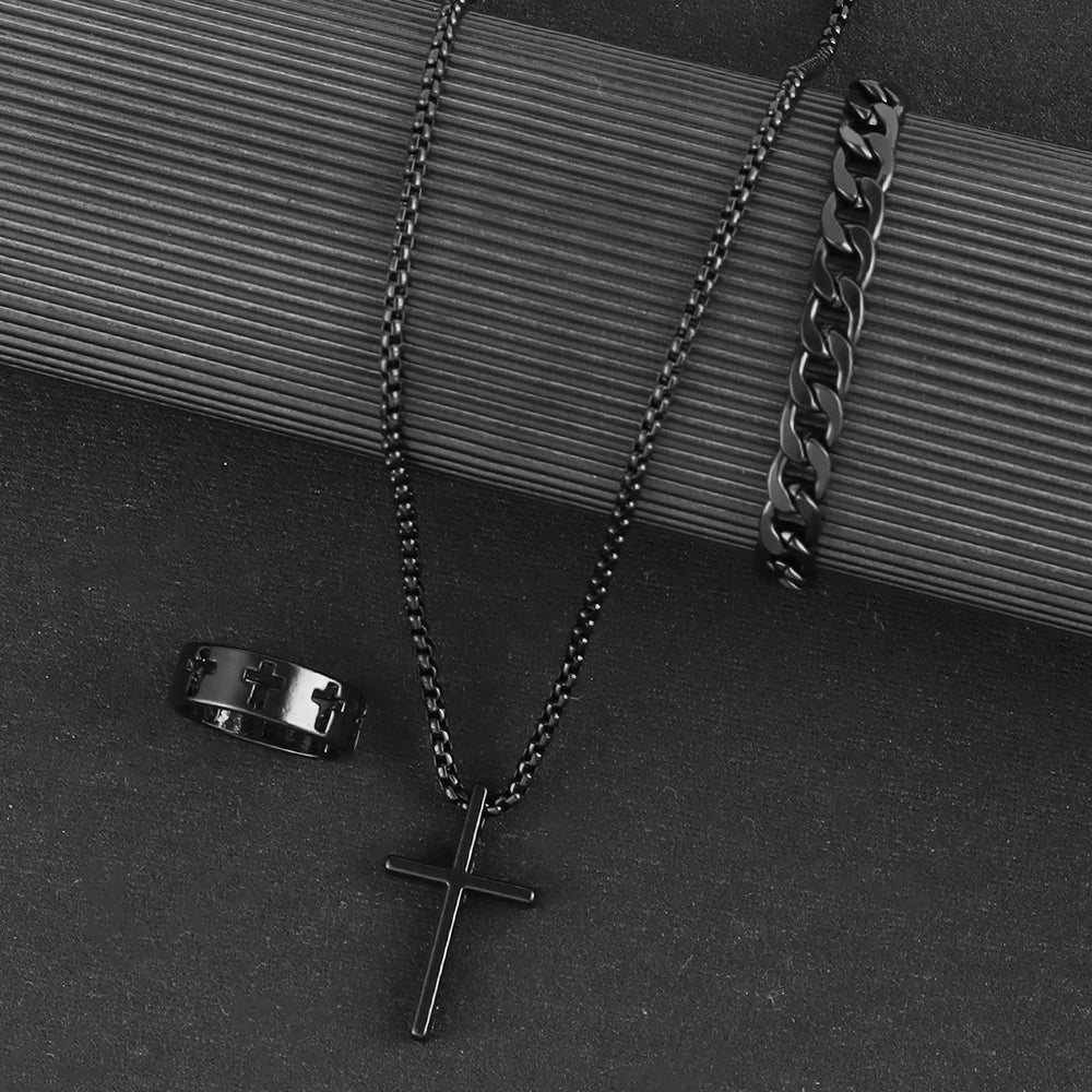 3pcs Men's Stainless Steel Set