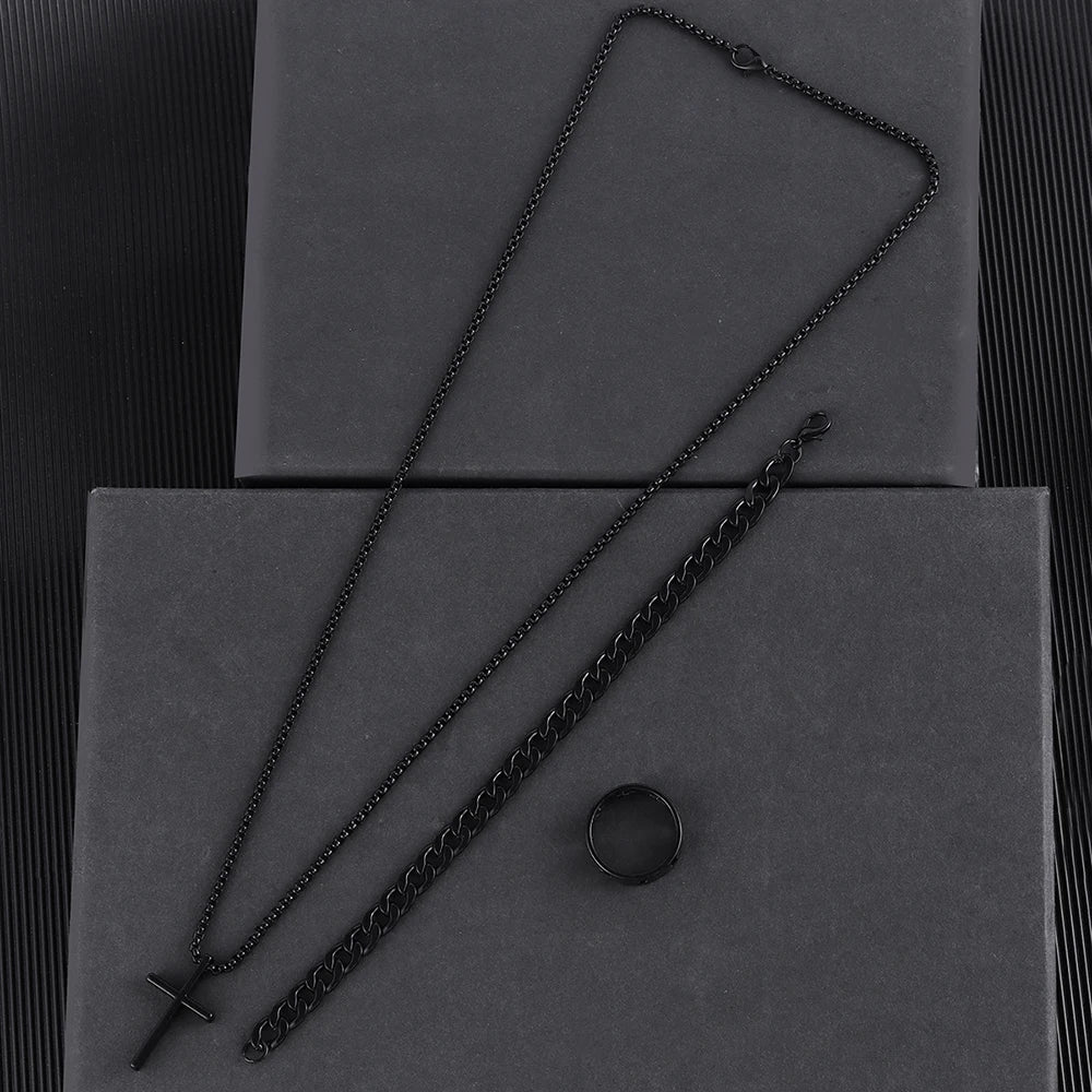3pcs Men's Stainless Steel Set