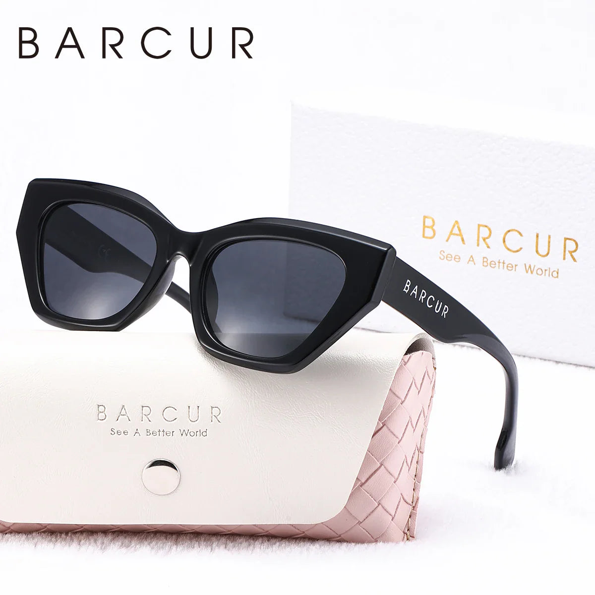 BARCUR Stylish Irregular Fashionable Unique Polarized Women’s Sunglasses