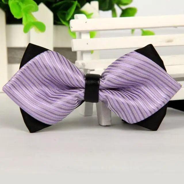 Double Layer Pointed Classic Bow Tie