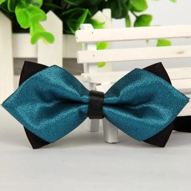 Double Layer Pointed Classic Bow Tie