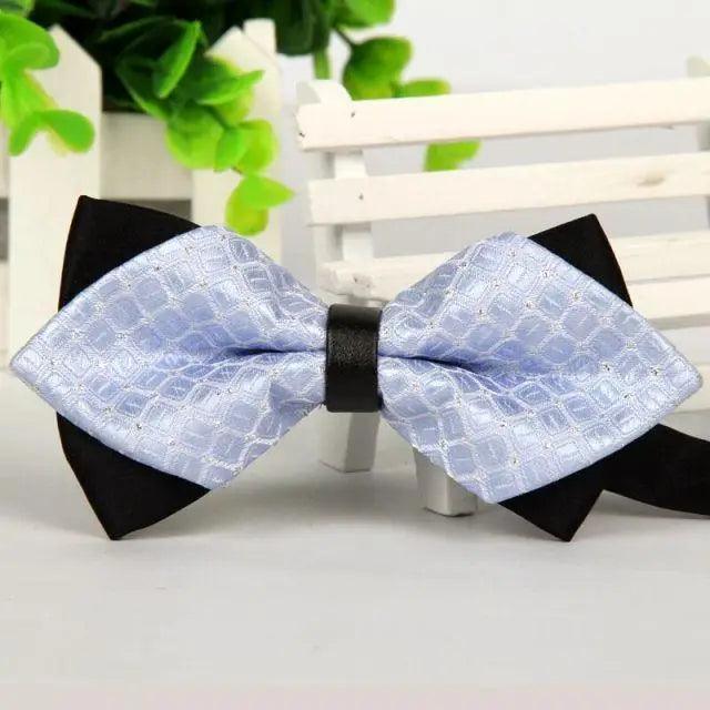 Double Layer Pointed Classic Bow Tie