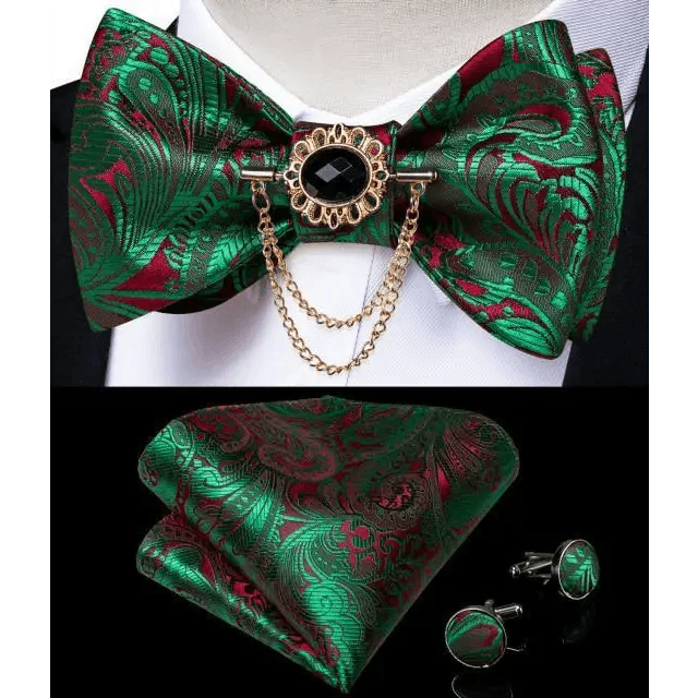 Butterfly Bow Tie w/Pocket Square