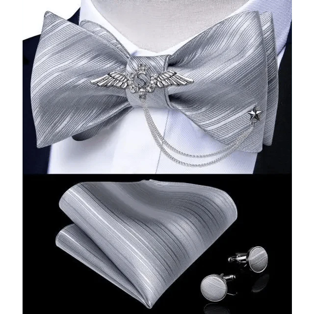 Butterfly Bow Tie w/Pocket Square