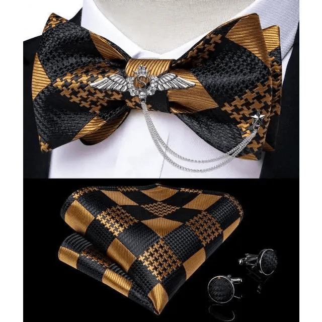 Butterfly Bow Tie w/Pocket Square