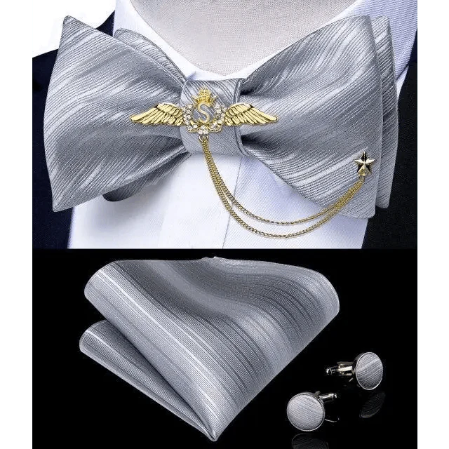 Butterfly Bow Tie w/Pocket Square