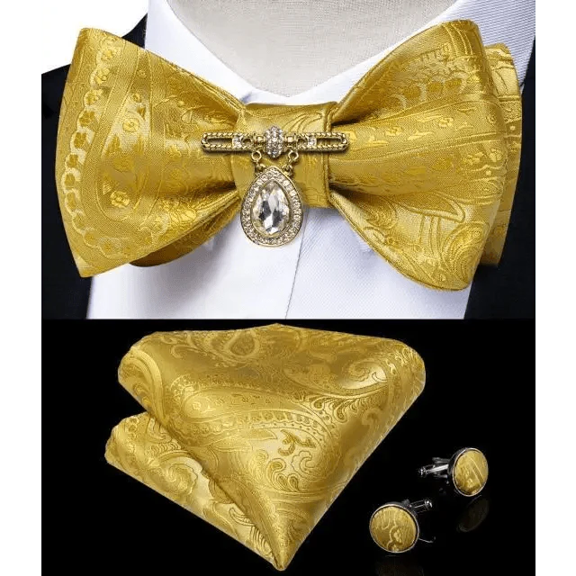 Butterfly Bow Tie w/Pocket Square