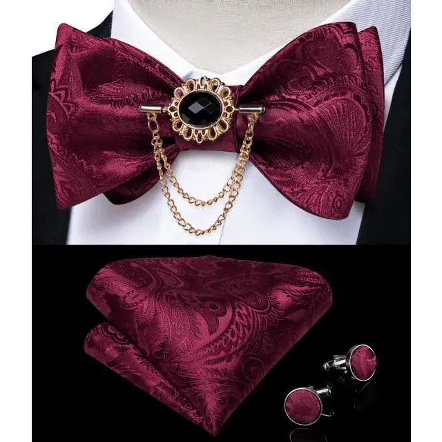 Butterfly Bow Tie w/Pocket Square