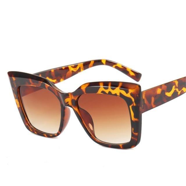 Oversized Retro Cat Eye Sunglasses