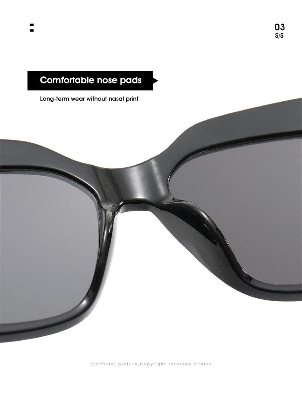 Oversized Retro Cat Eye Sunglasses