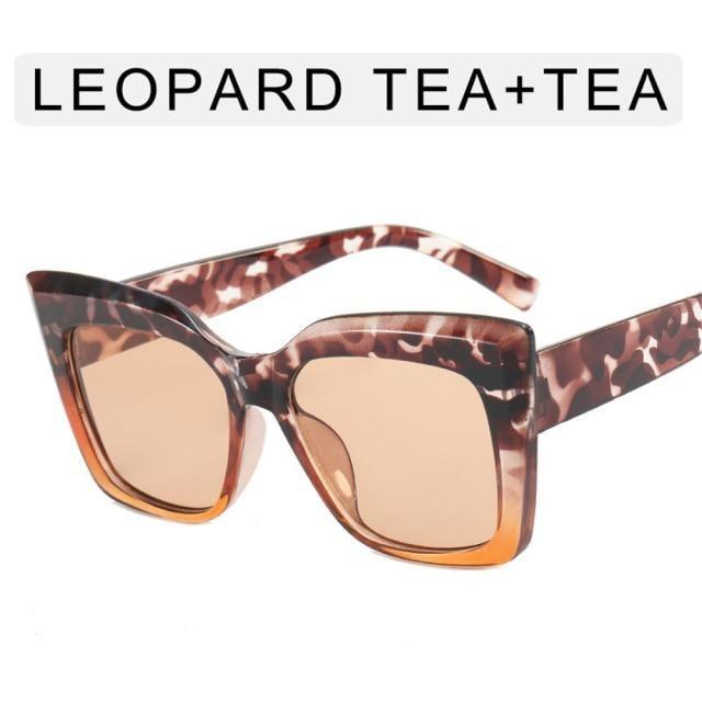 Oversized Retro Cat Eye Sunglasses