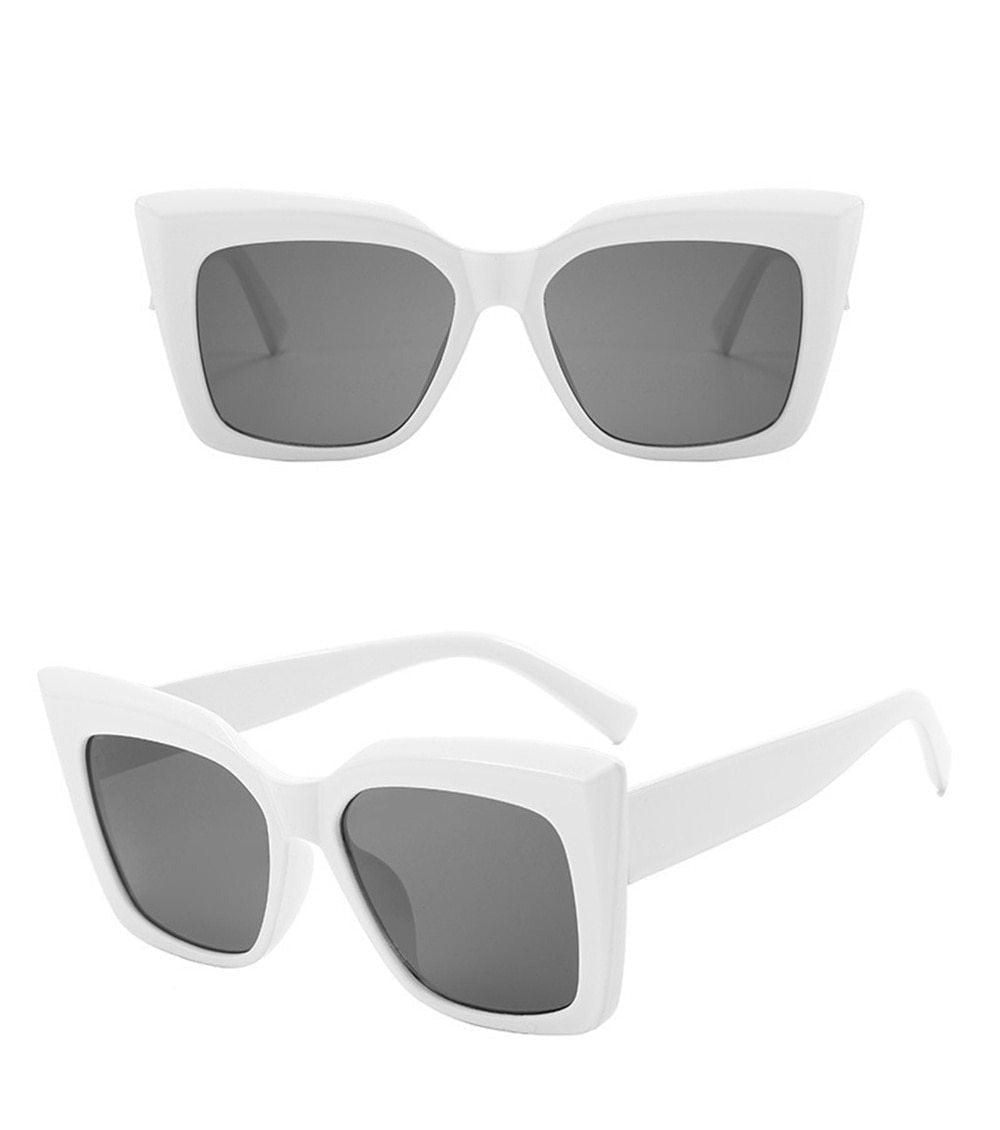 Oversized Retro Cat Eye Sunglasses