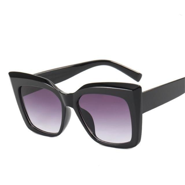 Oversized Retro Cat Eye Sunglasses