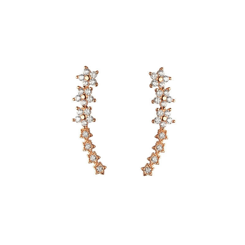 Halo Luxe Zircon Studs