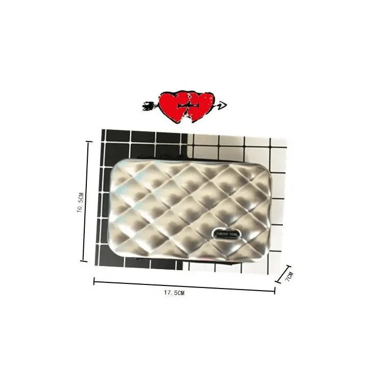 Quilted-Look Flap Crossbody Clutch