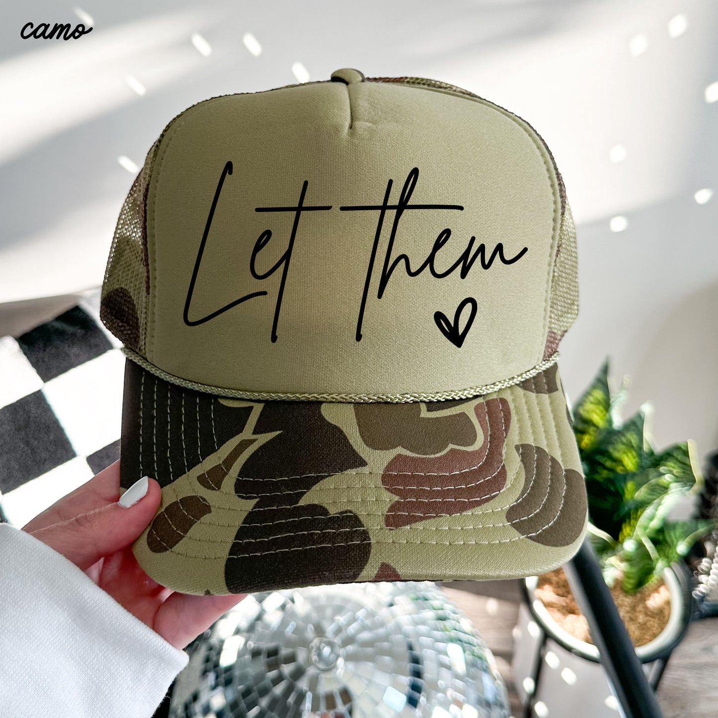 Let Them Trucker Hat