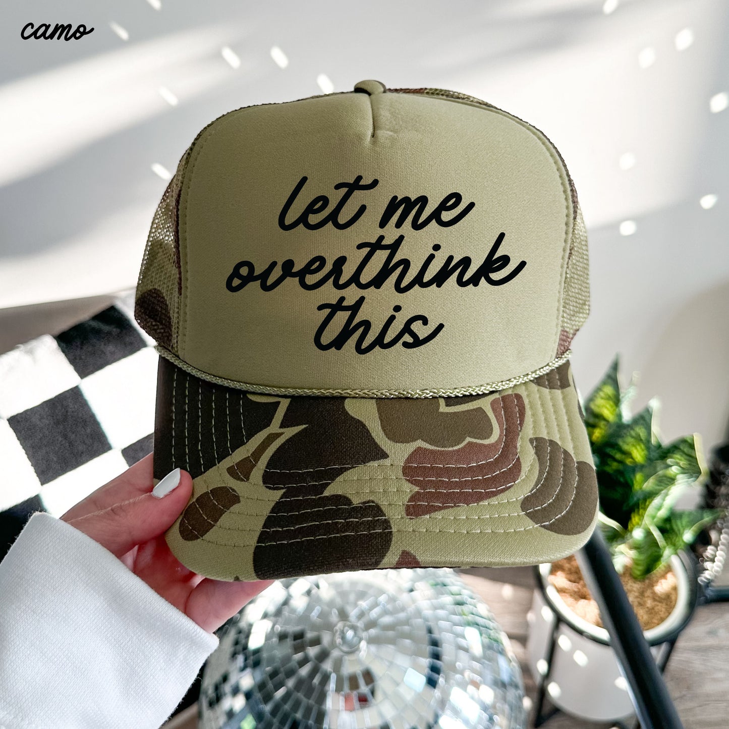 Let Me Overthink This Trucker Hat