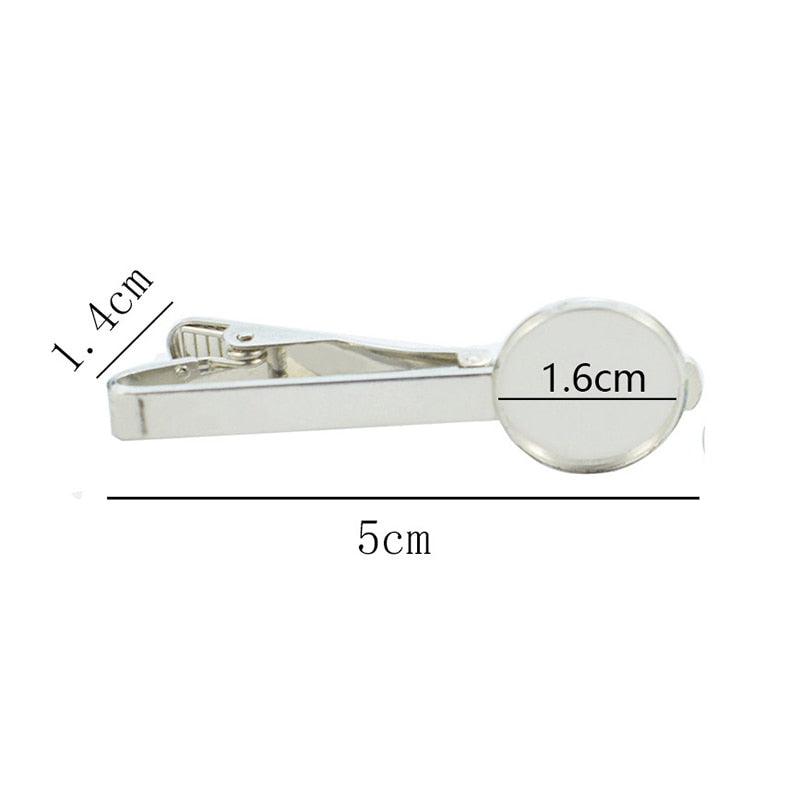 Initial Letter Tie Clip for Men