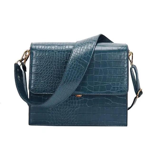 Elegant Patent Leather Messenger Bag