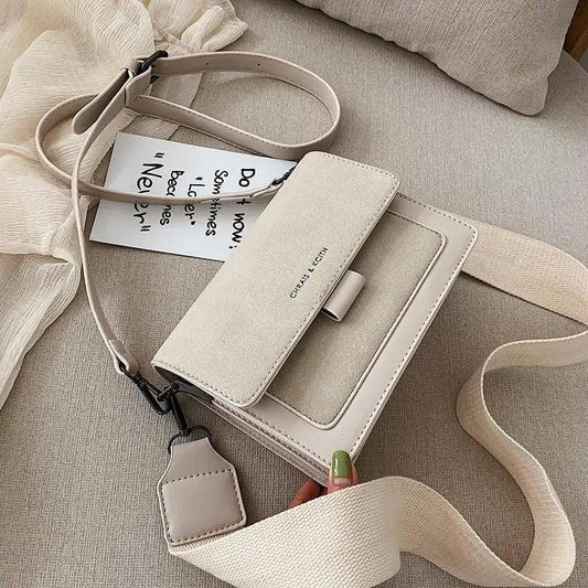 Compact Flap Crossbody Shoulder Bag