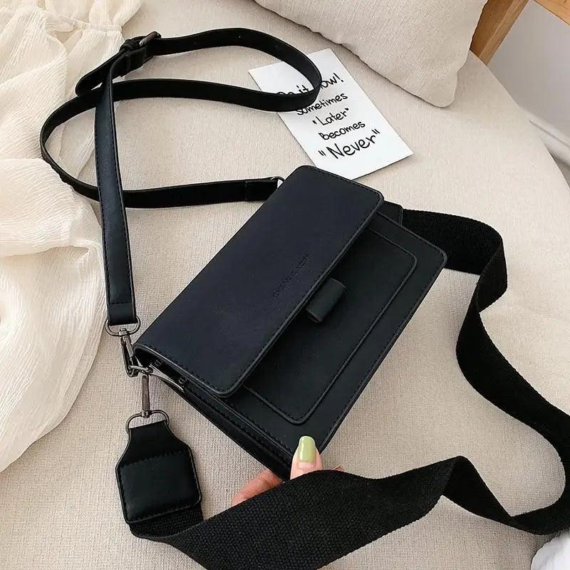 Compact Flap Crossbody Shoulder Bag