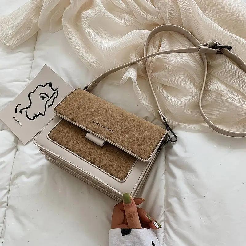 Compact Flap Crossbody Shoulder Bag