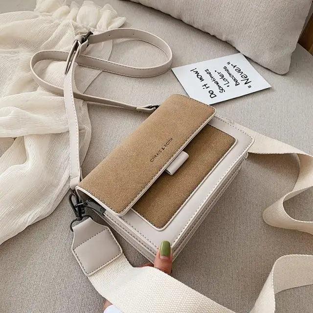 Compact Flap Crossbody Shoulder Bag