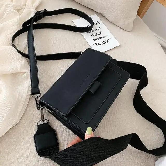Compact Flap Crossbody Shoulder Bag