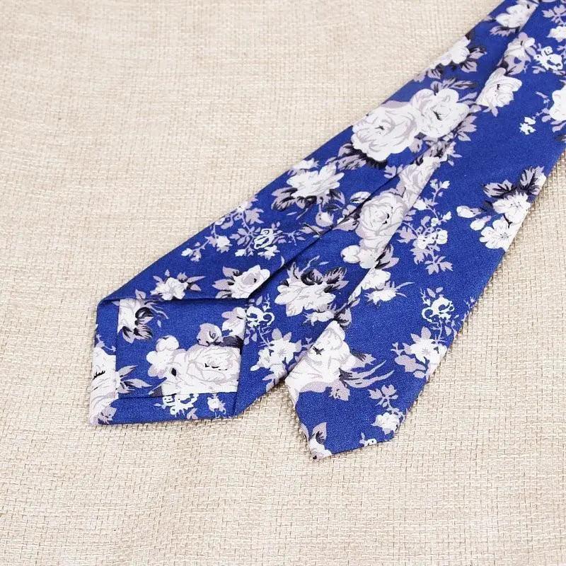 Luxury Flower Handmade Cotton Tie