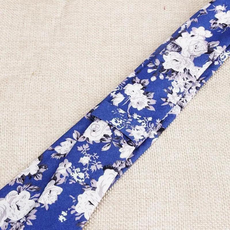 Luxury Flower Handmade Cotton Tie