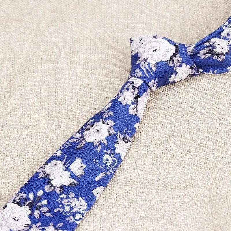 Luxury Flower Handmade Cotton Tie