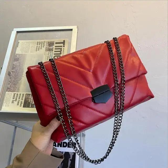 Soft Quilted Flap Shoulder Bag
