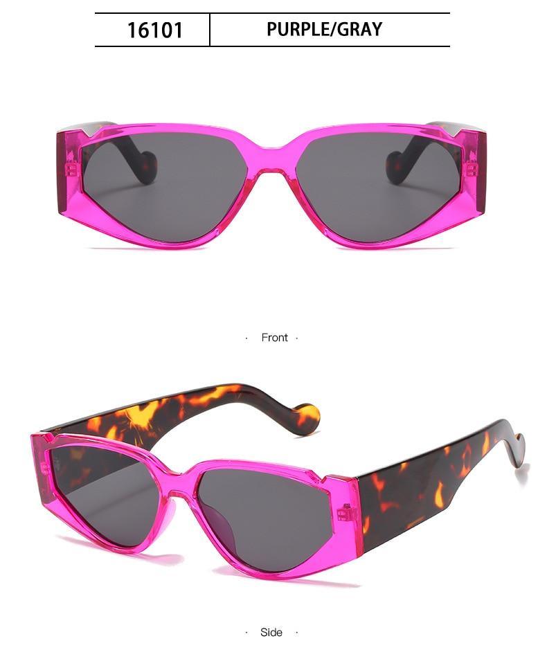 Polarized Oversized Fashion Vintage Eyewear Cat Eye Small Sunglasses For Women New Fashionable  Triangle Retro Style Sunglasses For Men New Colorful Frames New Sun Glasses