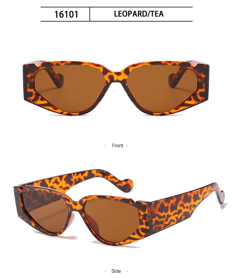 Polarized Oversized Fashion Vintage Eyewear Cat Eye Small Sunglasses For Women New Fashionable  Triangle Retro Style Sunglasses For Men New Colorful Frames New Sun Glasses