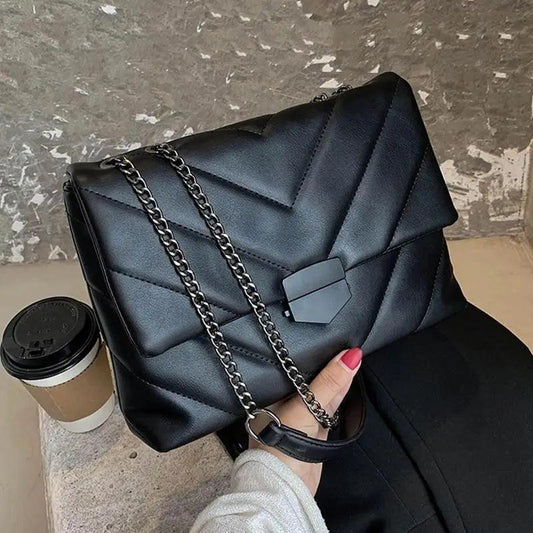 Sizzling Embroidery Thread Small PU Leather Crossbody Bag